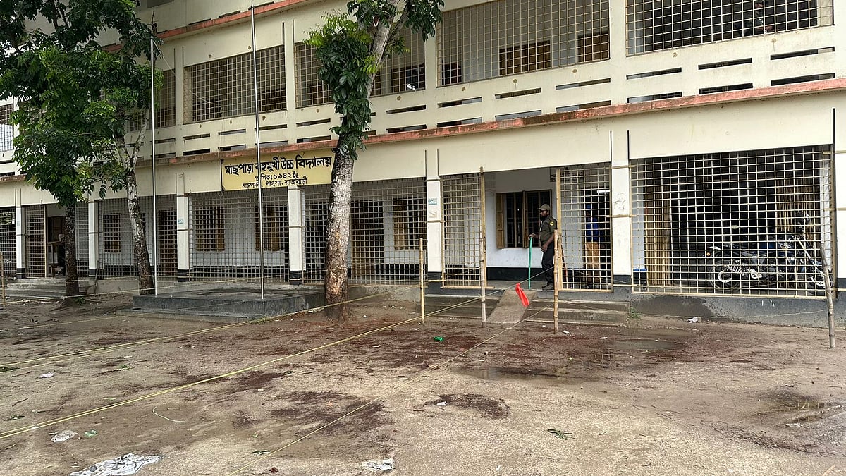 রাজবাড়ী জেলার পাংশা উপজেলার মাছপাড়া বহুমুখী উচ্চবিদ্যালয় ভোটকেন্দ্র