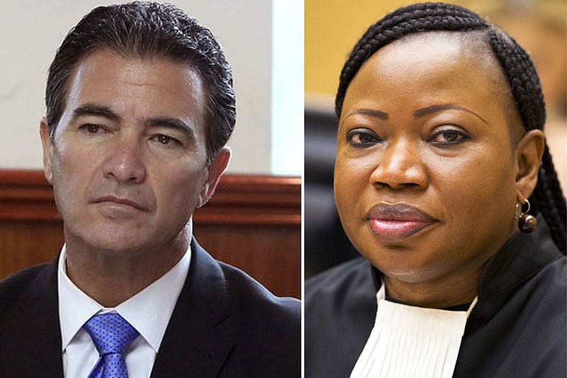 ইসরায়েলের গোয়েন্দা সংস্থা মোসাদের সাবেক পরিচালক ইয়োসি কোহেন ও আইসিসির সাবেক প্রধান কৌঁসুলি ফাতাউ বেনসুদা