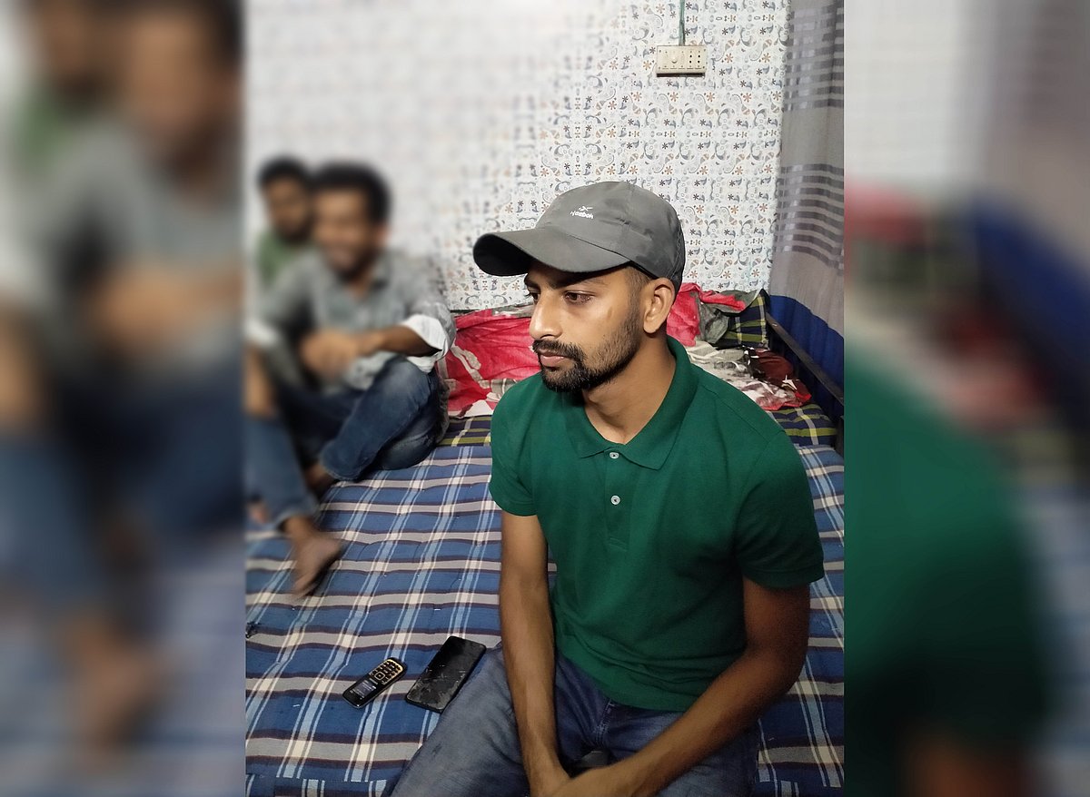 ছাত্রদল নেতা নাফিউল ইসলাম জীবন। রাজশাহী বিশ্ববিদ্যালয়ের মাদার বখ্শ হলের ২১৫ নম্বর কক্ষে