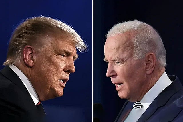 ডোনাল্ড ট্রাম্প ও জো বাইডেন