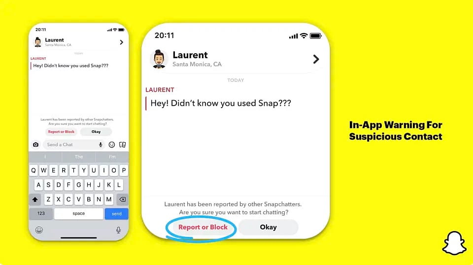 স্ন্যাপচ্যাটের স্ন্যাপ