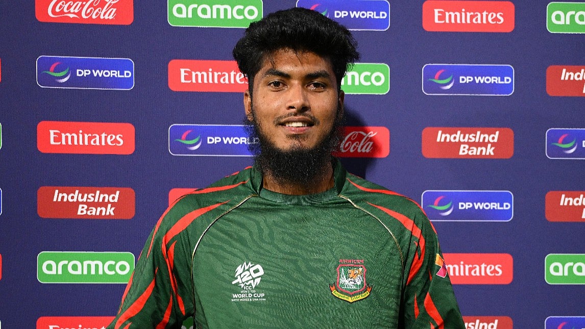 বাংলাদেশের লেগ স্পিনার রিশাদ হোসেন