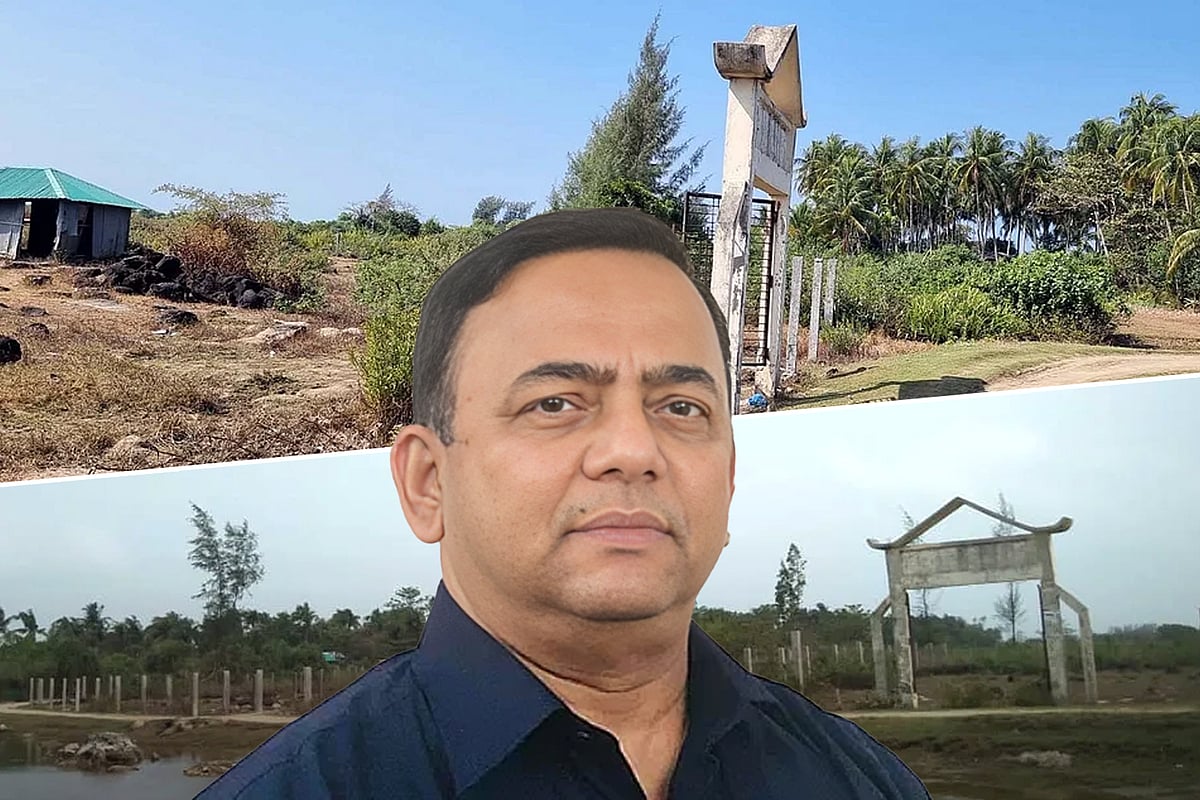 সেন্ট মার্টিনে জমি কিনেছেন  বেনজীর