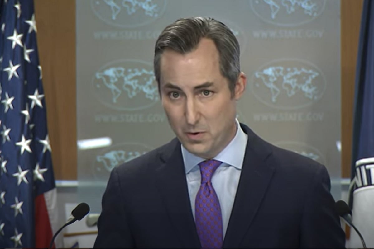 মার্কিন পররাষ্ট্র দপ্তরের মুখপাত্র ম্যাথু মিলার। গতকাল সোমবার মার্কিন পররাষ্ট্র দপ্তরের ব্রিফিংয়ে