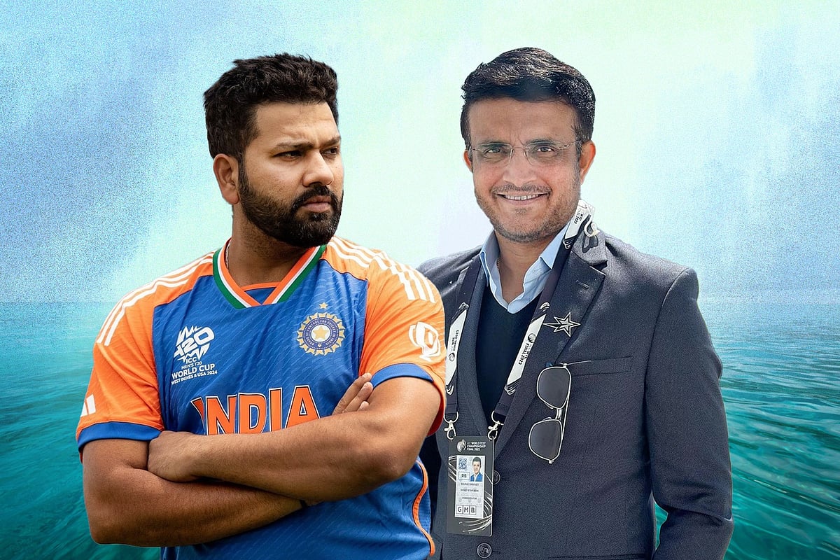 রোহিত শর্মা ও সৌরভ গাঙ্গুলী