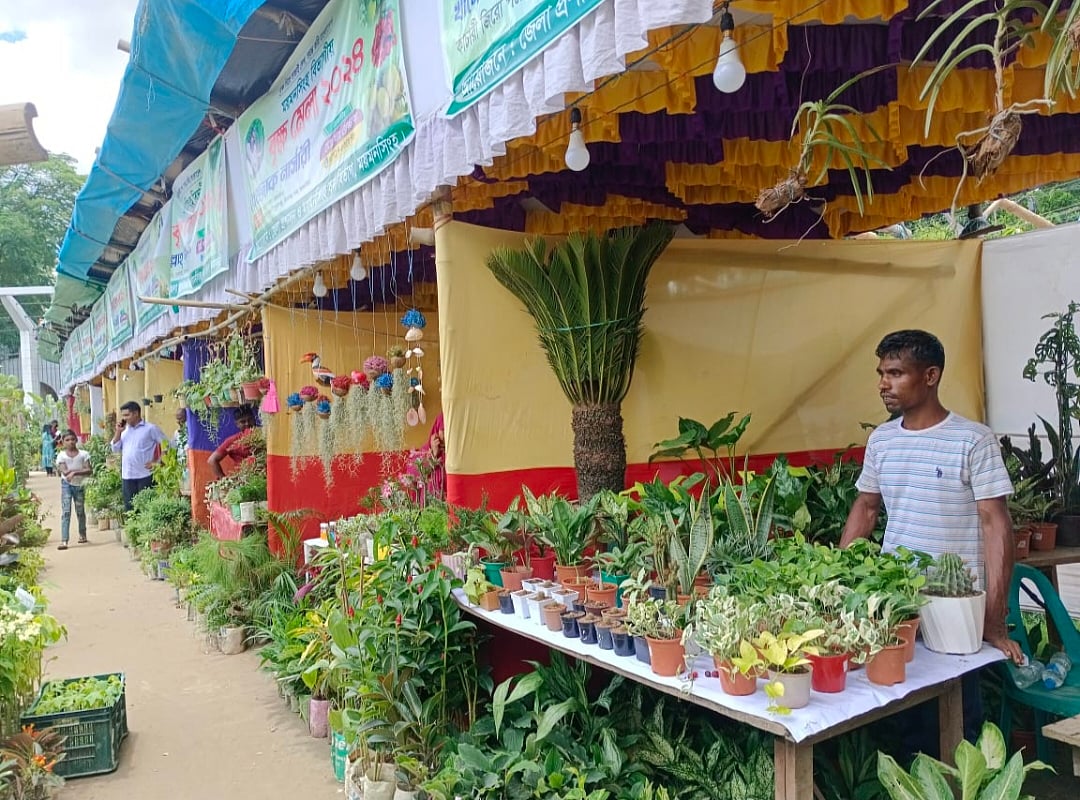 ময়মনসিংহ নগরের টাউন হল মাঠে 
চলছে বৃক্ষমেলা