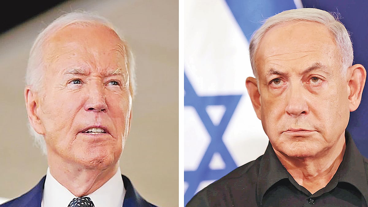 জো বাইডেন ও নেতানিয়াহু