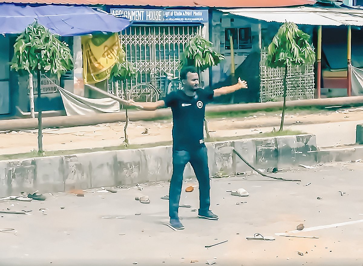 রংপুরে বেগম রোকেয়া বিশ্ববিদ্যালয়ের শিক্ষার্থী আবু সাঈদ ছিলেন কোটা সংস্কার আন্দোলনের অন্যতম সমন্বয়ক