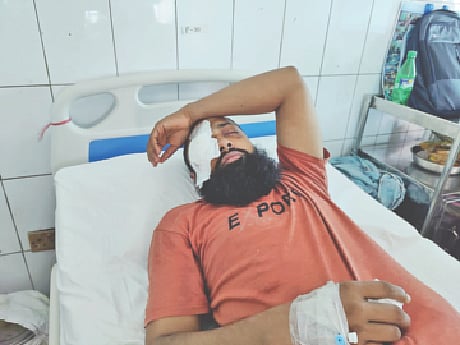 সাব্বির আহমেদ। রাজধানীর জাতীয় চক্ষুবিজ্ঞান ইনস্টিটিউট ও হাসপাতালে