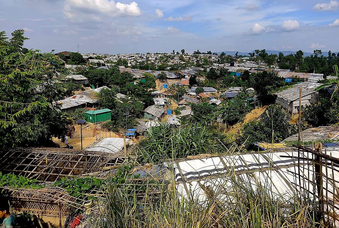 পাহাড়ধসের ঝুঁকিতে থাকা কক্সবাজারের উখিয়ার লম্বাশিয়া রোহিঙ্গা আশ্রয়শিবির