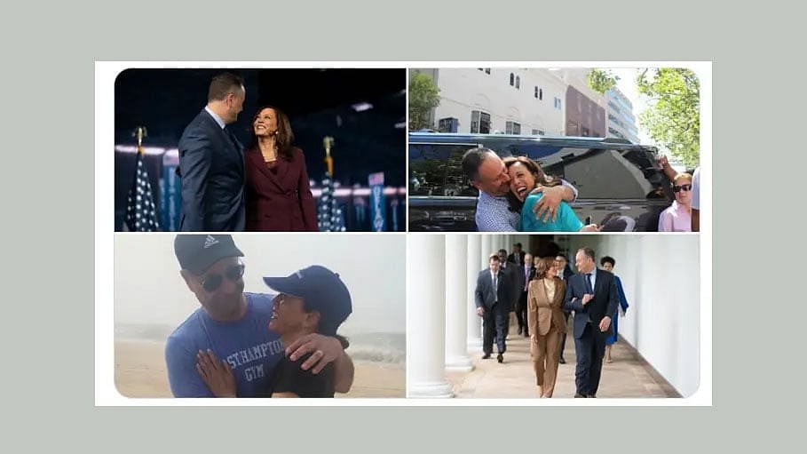 বিবাহবার্ষিকী উপলক্ষে সামাজিক মাধ্যমে পোস্ট দিয়েছেন সেকেন্ড জেন্টেলম্যান ডগ এমহফ