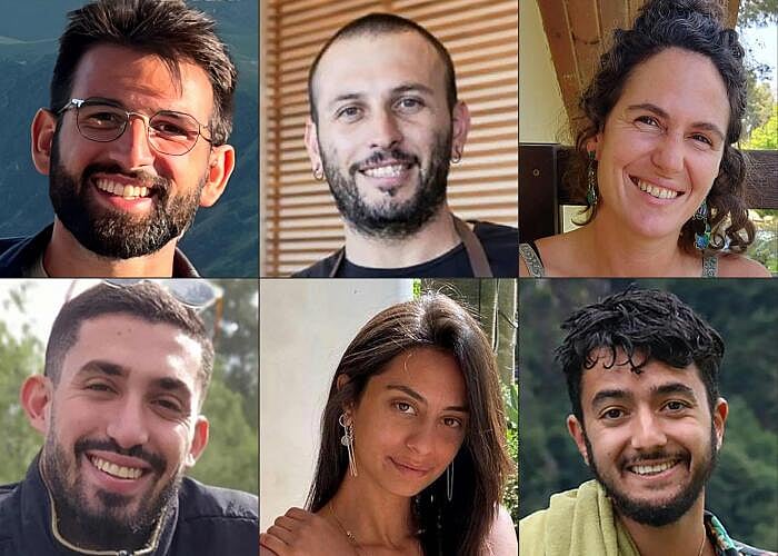 আইডিএফ নিহত এসব জিম্মির নামও প্রকাশ করেছে। তাঁরা হলেন কারমেল গ্যাট, অ্যাডেন ইয়েরুশালমি, হার্শ গোল্ডবার্গ-পলিন, আলেক্সান্ডার লোভানভ, আলমগ সারুসি ও মাস্টার সার্জেন্ট ওরি ড্যানিনো