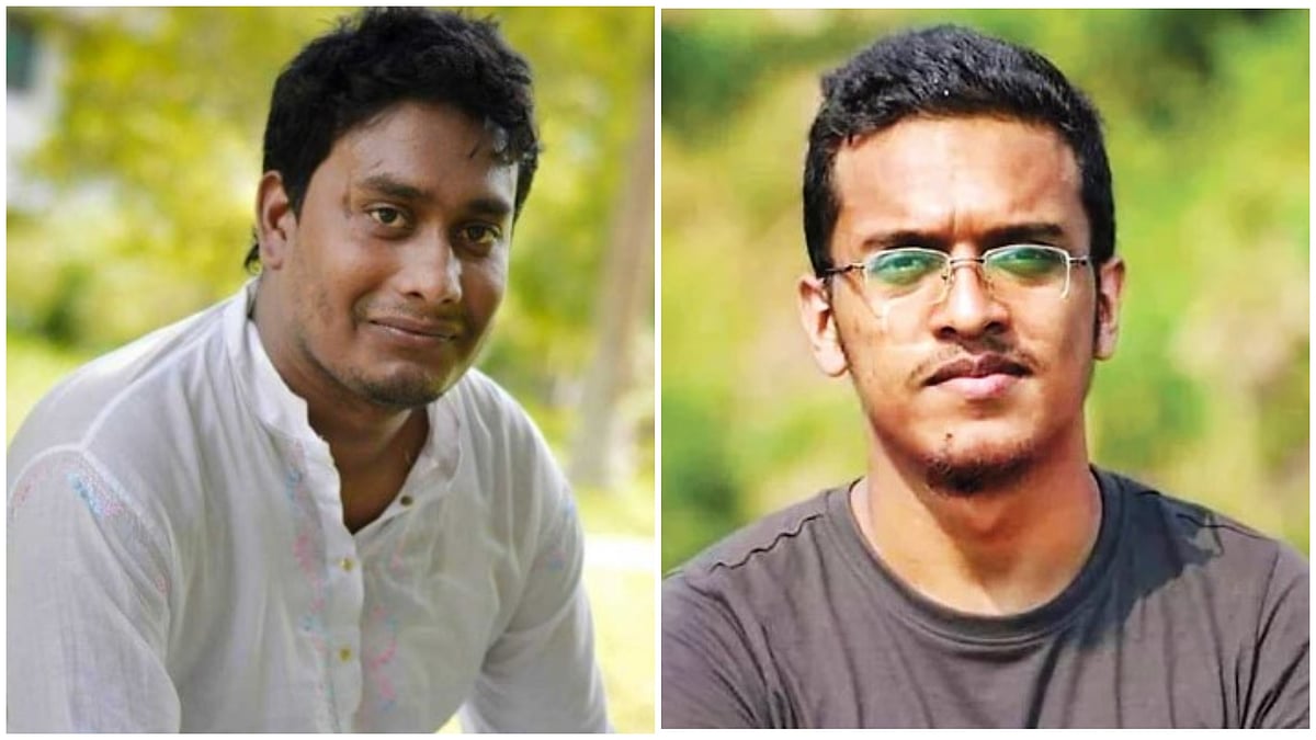 সাবেক ছাত্রলীগ নেতা আবদুল্লাহ আল মাসুদ এবং বাংলাদেশ প্রকৌশল বিশ্ববিদ্যালয়ের শিক্ষার্থী আবরার ফাহাদ।