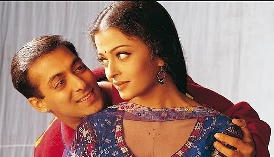 সিনেমার দৃশ্যে সালমান ও ঐশ্বরিয়া। আইএমডিবি