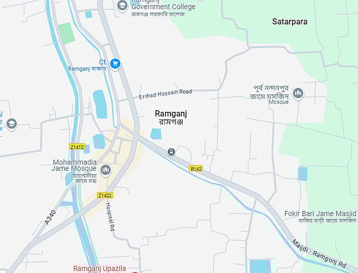 রামগঞ্জের ম্যাপ