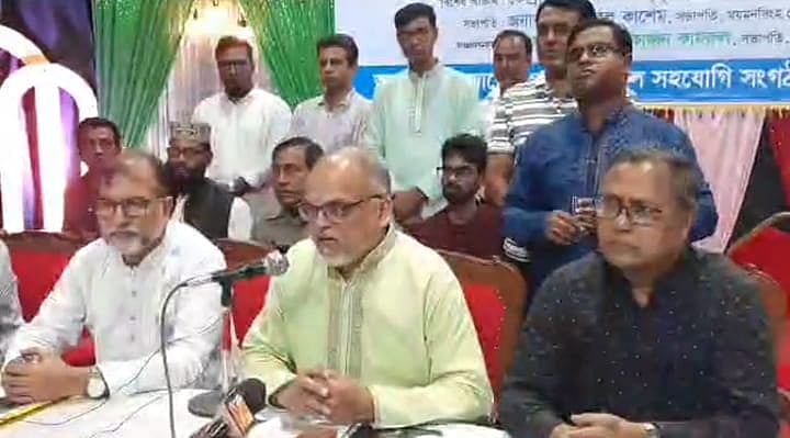 ময়মনসিংহে প্রতিনিধি সভায় বক্তব্য দেন জাকের পার্টির মহাসচিব শামীম হায়দার