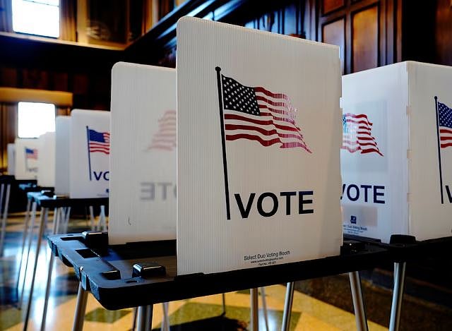 যুক্তরাষ্ট্রের একটি নির্বাচনকেন্দ্র