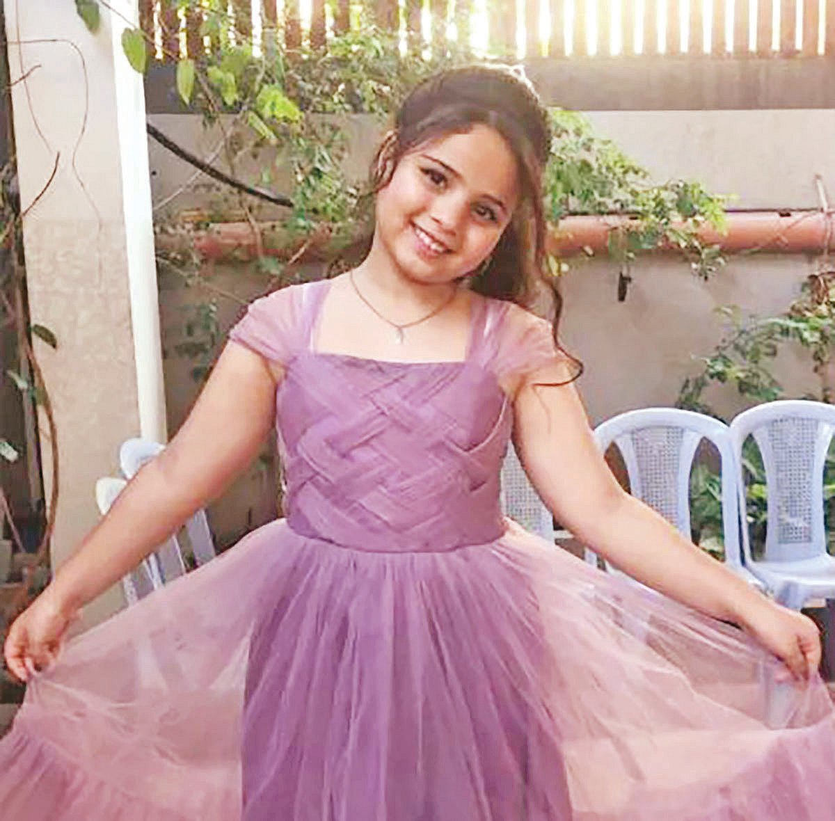 ইসরায়েলি বোমা হামলায় মৃত্যুর সময় রাশার বয়স ছিল ১০ বছর