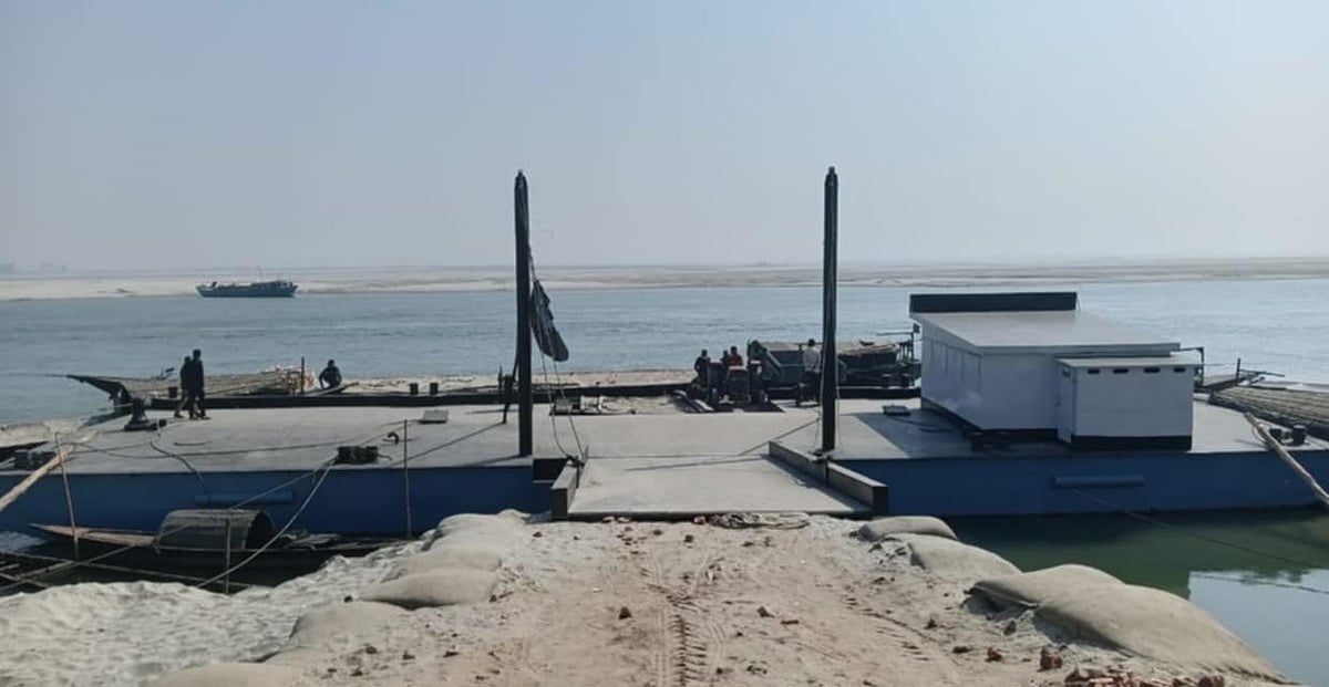 কুড়িগ্রামের চিলমারীর রমনা ফেরিঘাট