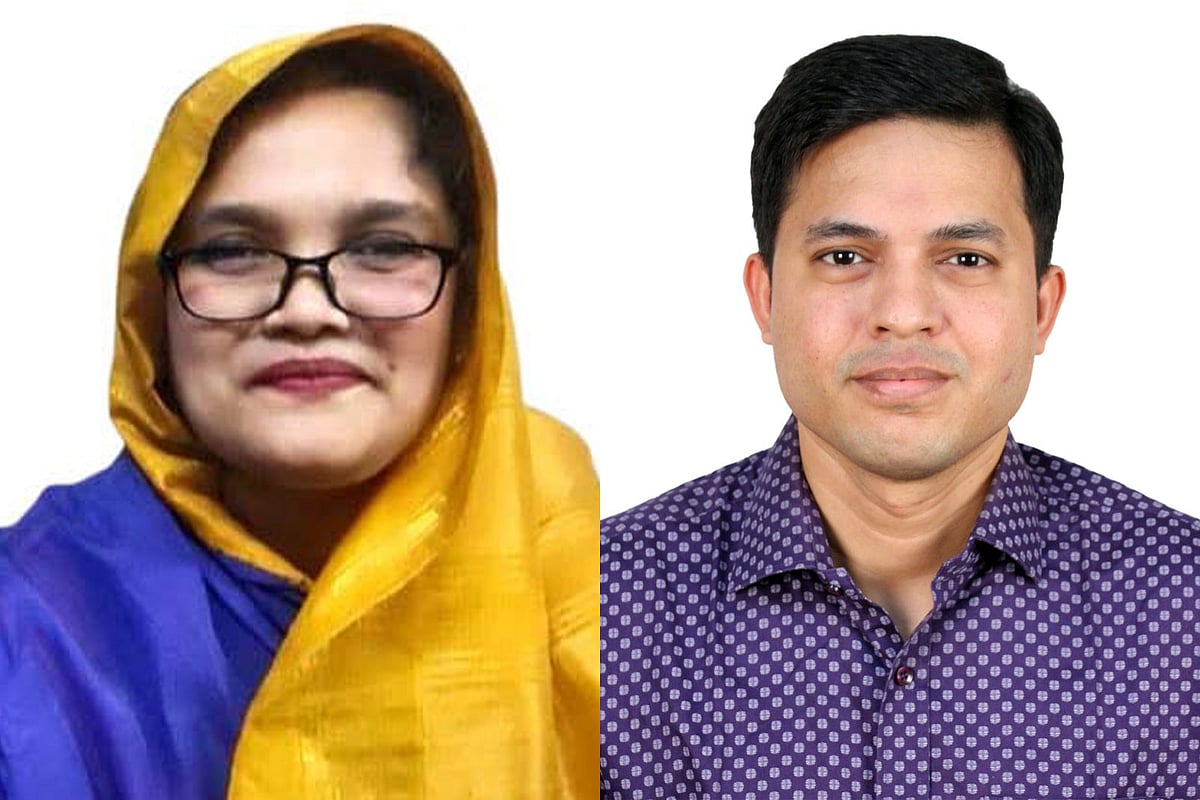 সভাপতি জামিলা শবনম ও সম্পাদক মুহাম্মদ হাসনাত