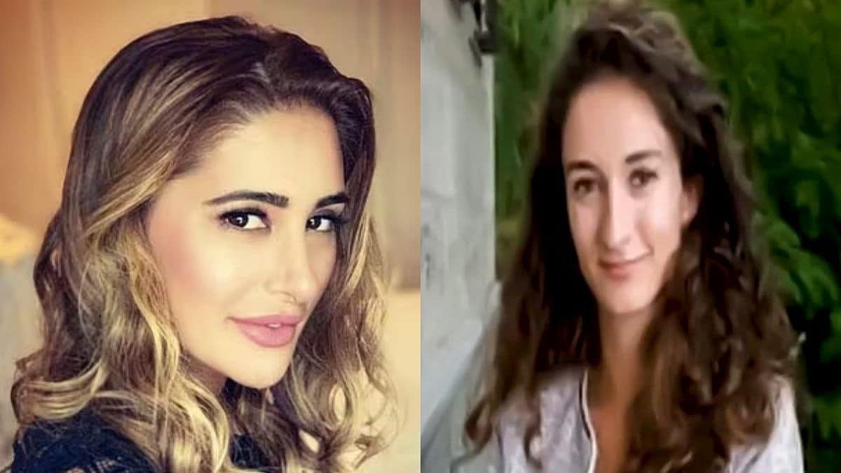 নার্গিস ফাকরি ও আলিয়া ফাকরি। কোলাজ