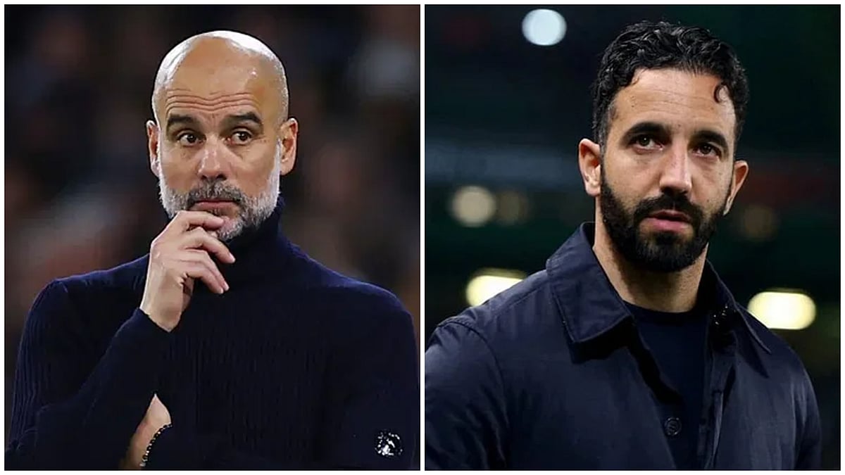 সিটি কোচ পেপ গার্দিওলা ও ইউনাইটেড কোচ আমোরিম
