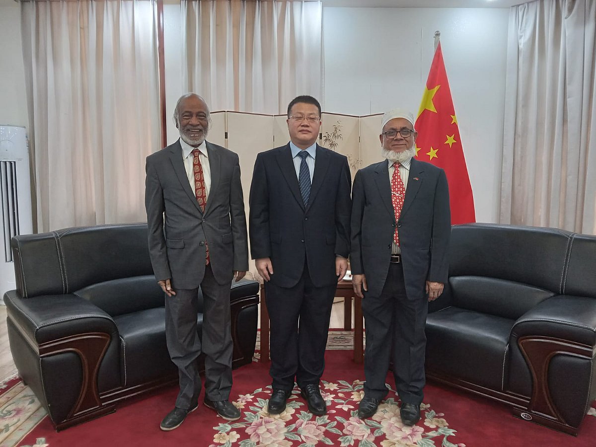 ঢাকায় নিযুক্ত চীনের রাষ্ট্রদূত ইয়াও ওয়েনের সঙ্গে আজ বৈঠক করেন বিএনপির স্থায়ী কমিটির সদস্য আবদুল মঈন খান