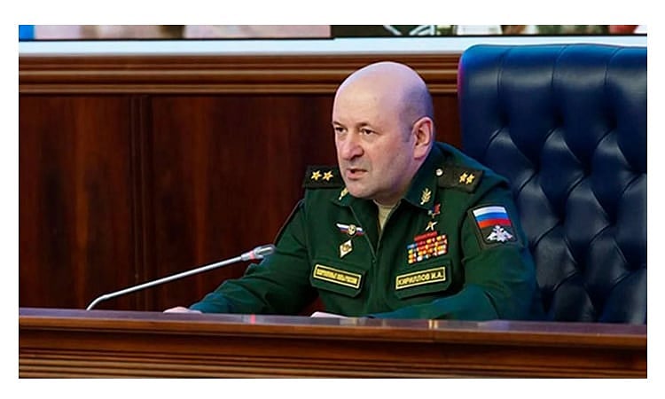 রাশিয়ার জ্যেষ্ঠ সামরিক কর্মকর্তা ইগর কিরিলোভ। আজ সকালে এক বিস্ফোরণে তিনি নিহত হন