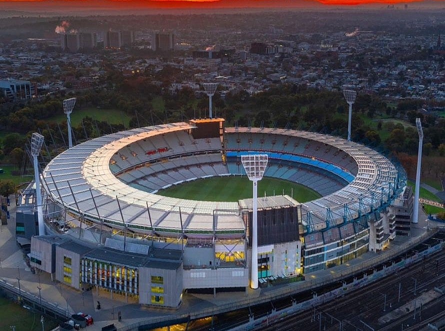 মেলবোর্ন ক্রিকেট গ্রাউন্ডে চলছে অস্ট্রেলিয়া–ভারতের বক্সিং ডে টেস্ট