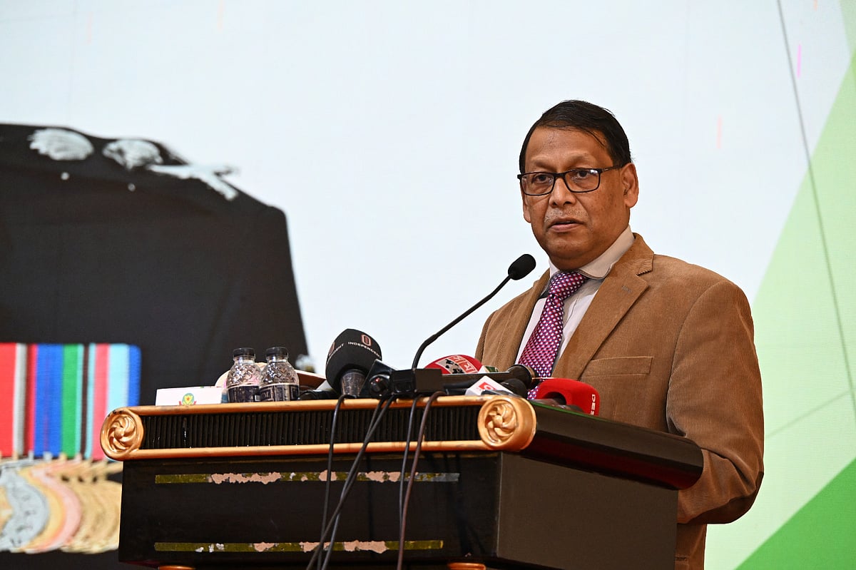 আইজিপি বাহারুল আলম বিআরপিওডব্লিউএ আয়োজিত অনুষ্ঠানে বক্তব্য দেন। ঢাকা, ২৮ ডিসেম্বর