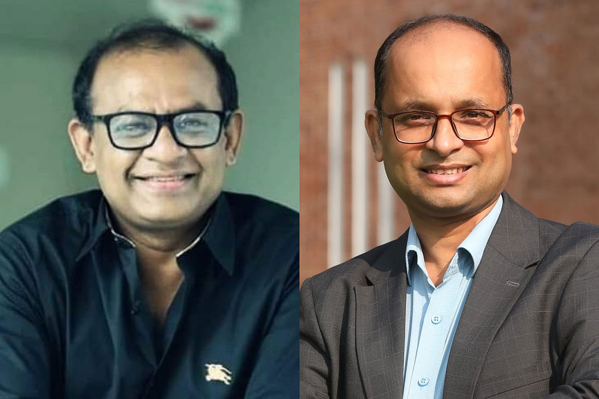 ক্র্যাবের নতুন সভাপতি মির্জা মেহেদী তমাল (বাঁয়ে) ও সাধারণ সম্পাদক এম এম বাদশা