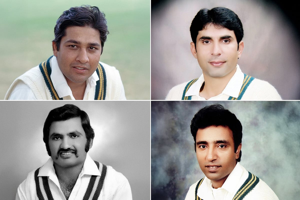 পাকিস্তানের চার কিংবদন্তি ক্রিকেটার ইনজামাম উল হক, মিসবাহ উল হক, মুশতাক মোহাম্মদ ও সাঈদ আনোয়ার