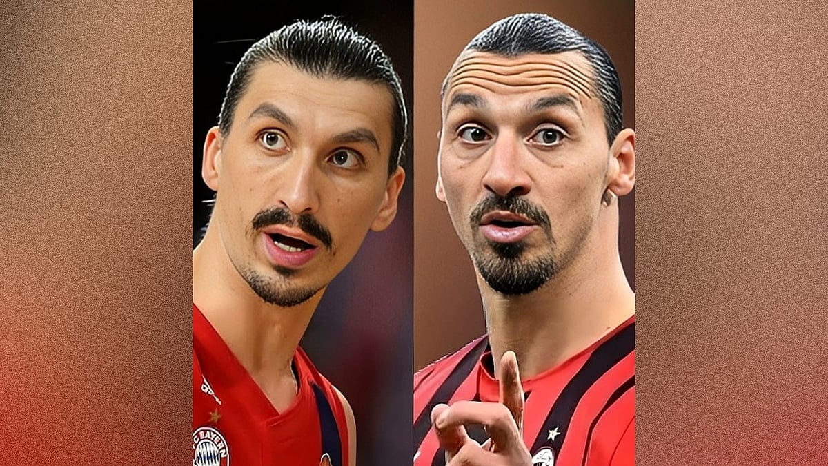 বাস্কেটবল খেলোয়াড় নিহাদ জেডোভিচ (বাঁয়ে) ও সাবেক ফুটবলার জ্লাতান ইব্রাহিমোভিচ