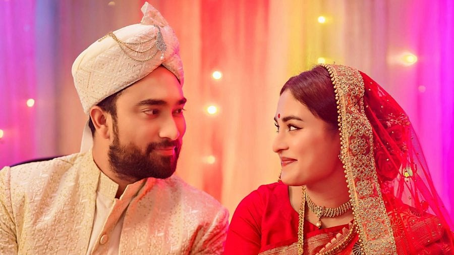 ‘বিয়ের গন্ডগোল’ নাটকের দৃশ্য। নির্মাতার ফেসবুক থেকে