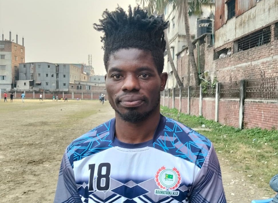 রহমতগঞ্জের ঘানাইয়ান স্ট্রাইকার স্যামুয়েল বোয়াটেং