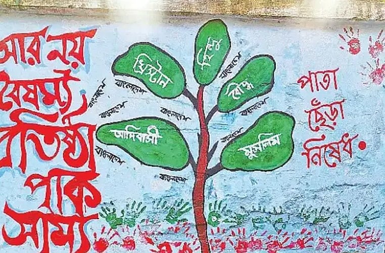 চব্বিশের গণঅভ্যুত্থানের গ্রাফিতি