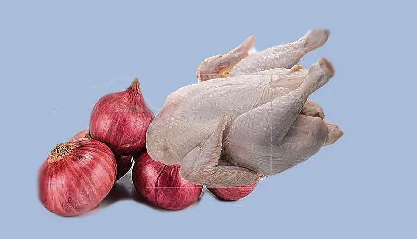 পেঁয়াজ ও মুরগি