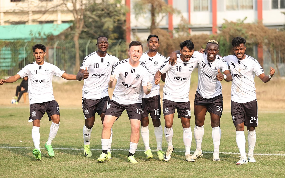 মোহামেডানের গোল উদ্‌যাপন