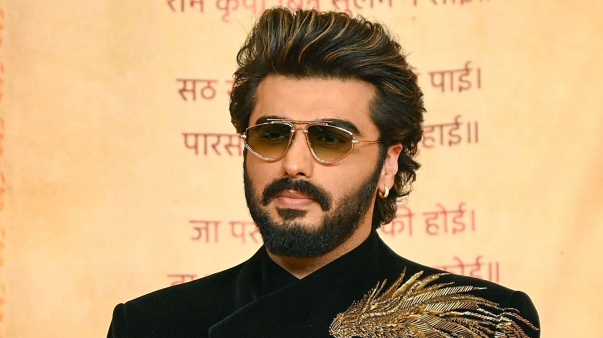 বিবাহোত্তর সংবর্ধনায় অর্জুন কাপুর। এএফপি