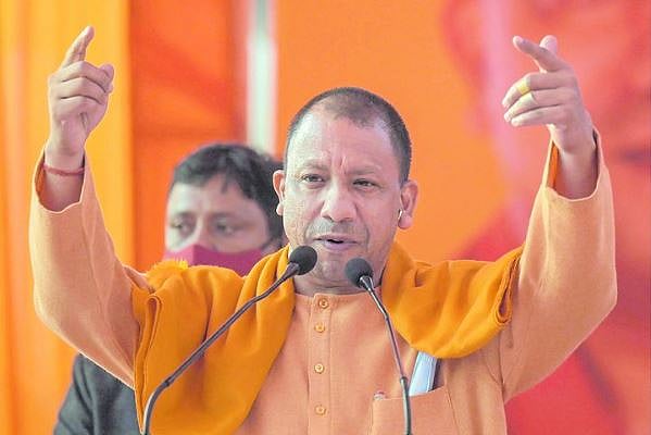 ভারতের উত্তর প্রদেশের মুখ্যমন্ত্রী যোগী আদিত্যনাথ