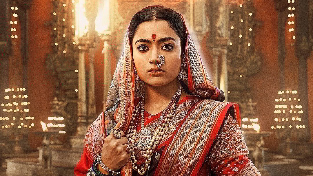 ‘ছাওয়া’ সিনেমায় রাশমিকা। অভিনেত্রীর ফেসবুক থেকে