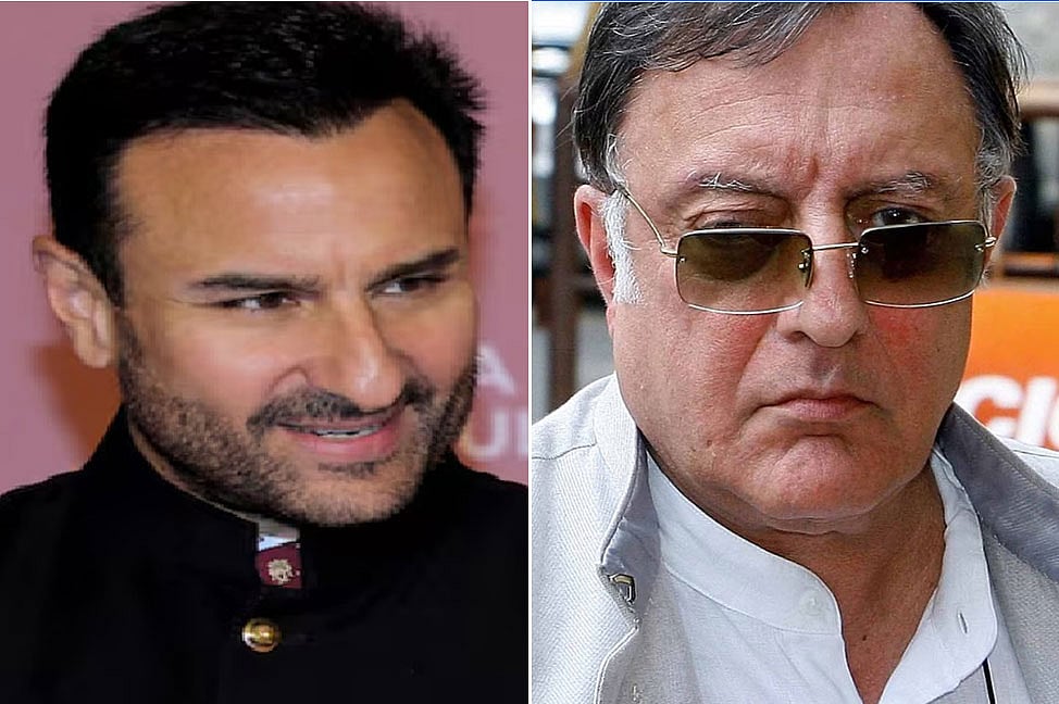 সাইফ আলী খান ও তাঁর বাবা মনসুর আলী খান