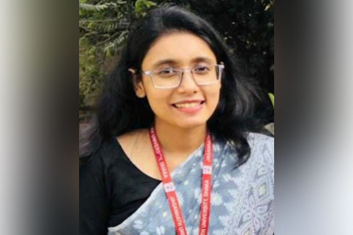 জগন্নাথ বিশ্ববিদ্যালয়ের ছাত্রী সাবরিনা রহমান শাম্মী