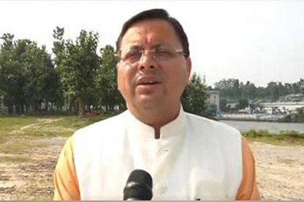উত্তরাখন্ডের মুখ্যমন্ত্রী পুষ্কর সিং ধামি