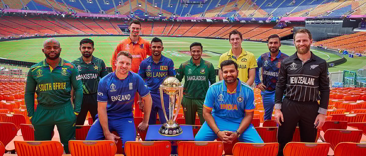 ২০২৩ ওয়ানডে বিশ্বকাপের আগে অধিনায়কদের ফটোসেশন