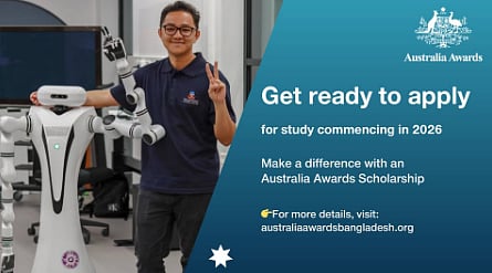 অস্ট্রেলিয়া অ্যাওয়ার্ডস স্কলারশিপে বাংলাদেশি শিক্ষার্থীরাও আবেদন করতে পারবেন