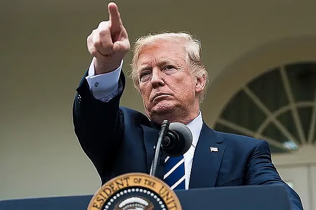 যুক্তরাষ্ট্রের প্রেসিডেন্ট ডোনাল্ড ট্রাম্প