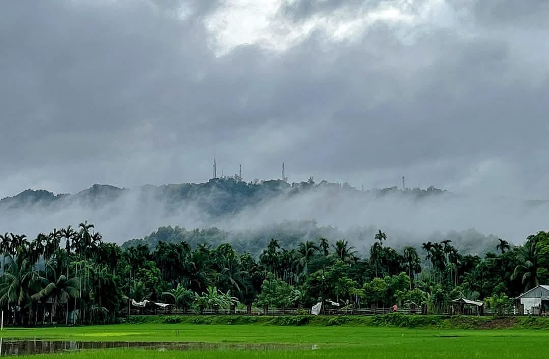 খাগড়াছড়ি শহরের নিউজিল্যান্ড পাড়া। সম্প্রতি তোলা