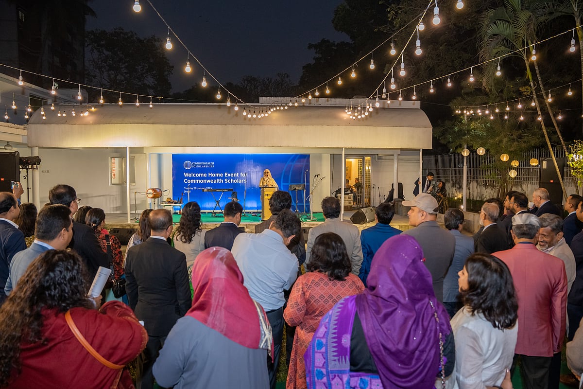 কমনওয়েলথ স্কলারদের সাফল্য উদ্‌যাপনে ব্রিটিশ কাউন্সিল আয়োজন করে ‘কমনওয়েলথ স্কলার্স ওয়েলকাম হোম’