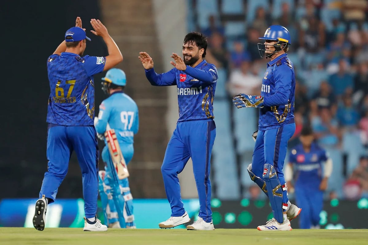 দক্ষিণ আফ্রিকার এসএ টোয়েন্টির প্রথম কোয়ালিফায়ারে আজ পার্ল রয়্যালসের মুখোমুখি রশিদ খানের এমআই কেপটাউন